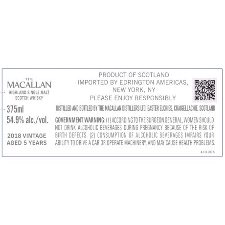 The Macallan 2018 Vintage 5 Year Old 375ml